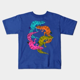 Leopard Gecko Party Kids T-Shirt